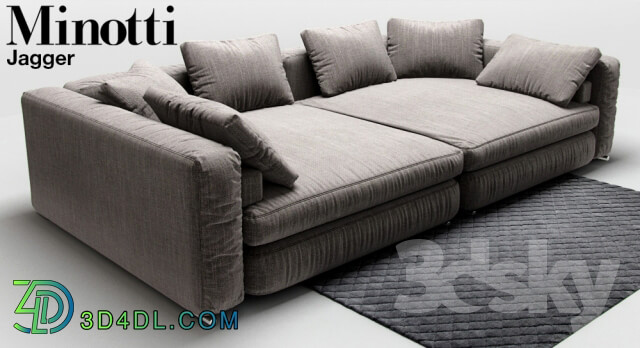 Sofa - Sofa Minotti Jagger