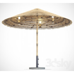 Other architectural elements - bamboo umbrella 
