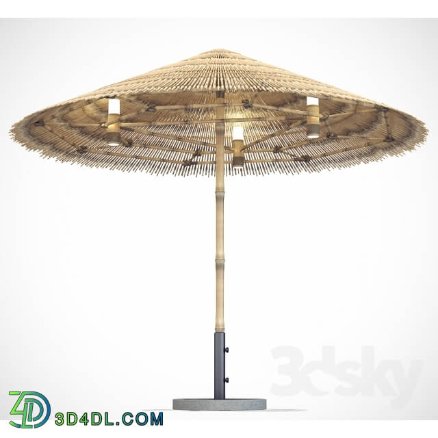 Other architectural elements - bamboo umbrella