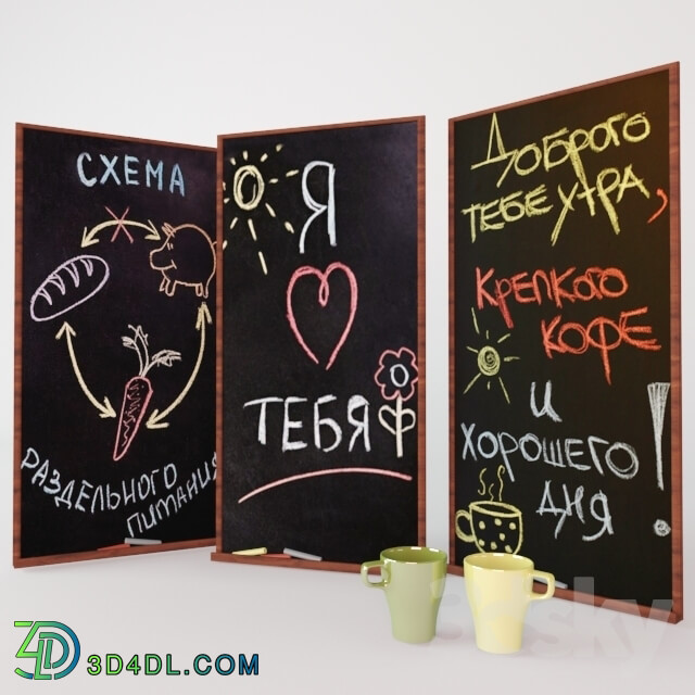 Tableware - Blackboards