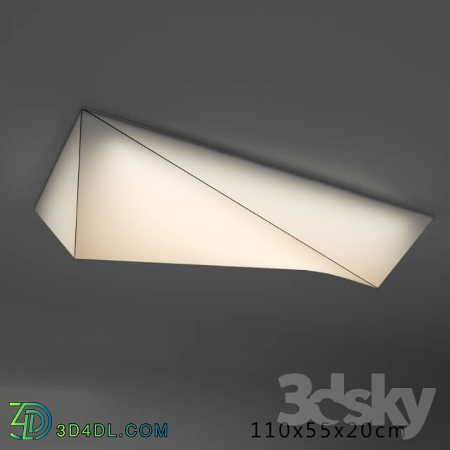 Ceiling light - stone lamp