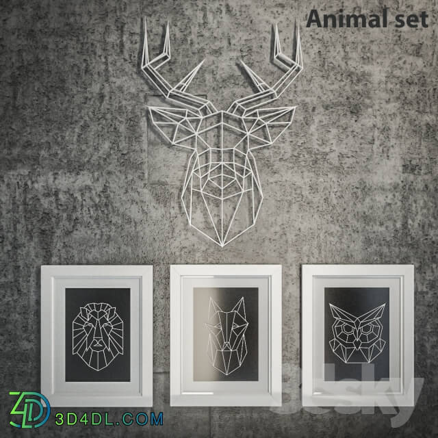 Frame - Animal set