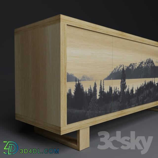 Sideboard _ Chest of drawer - Chest of drawers made of plywood