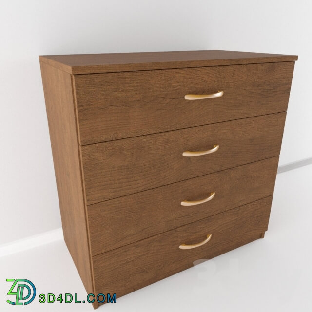 Sideboard _ Chest of drawer - Flash Nika Chest _bedroom _3_ Walnut