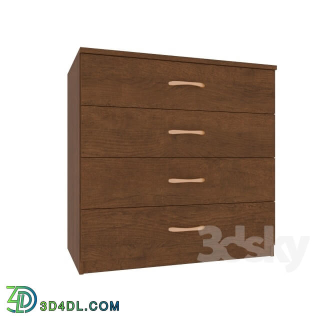 Sideboard _ Chest of drawer - Flash Nika Chest _bedroom _3_ Walnut