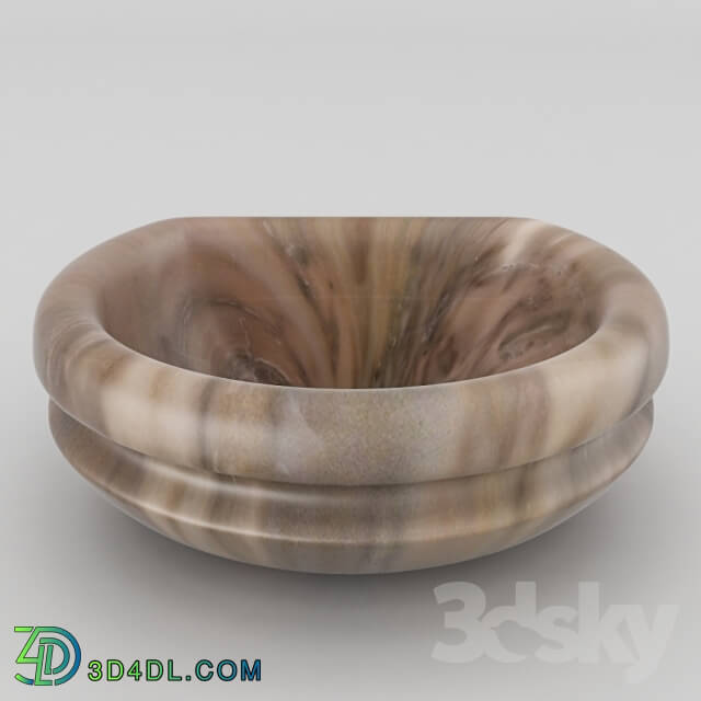 Wash basin - Qurna marble KM13