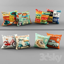 Pillows - Pillows CLASSIC _RETRO and ROUTE 66 