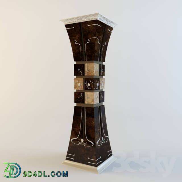 Decorative plaster - decorated column