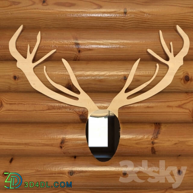 Mirror - Archpole Wall mirror Moose