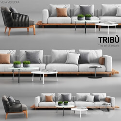 Other Tribu Vis a Vis Sofa and Mood Club Chair 