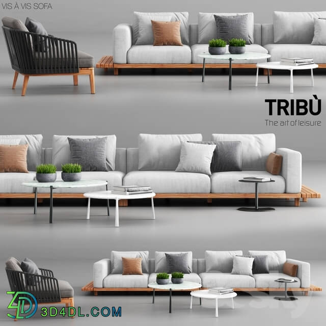 Other Tribu Vis a Vis Sofa and Mood Club Chair