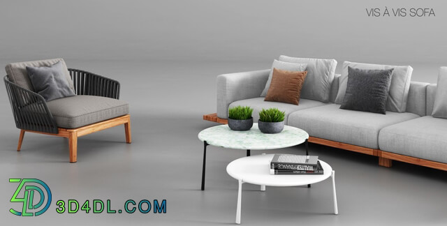 Other Tribu Vis a Vis Sofa and Mood Club Chair