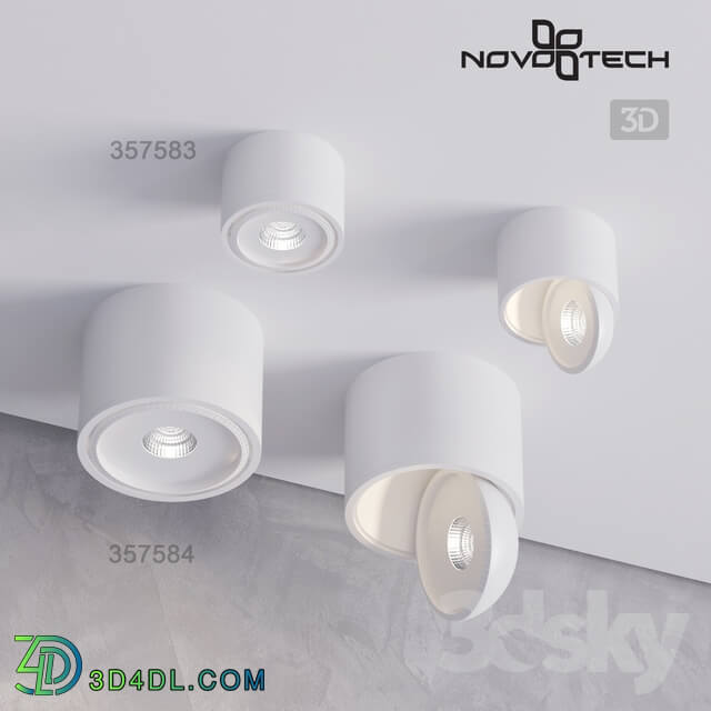 Spot light - The overhead luminaire NOVOTECH 357583_ 357584 GESSO