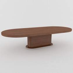 Table - Oval table. 