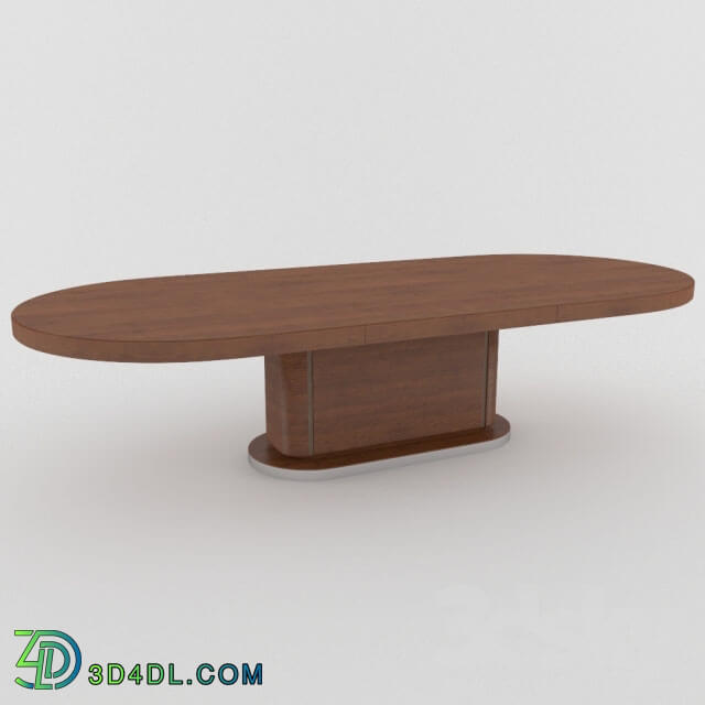 Table - Oval table.