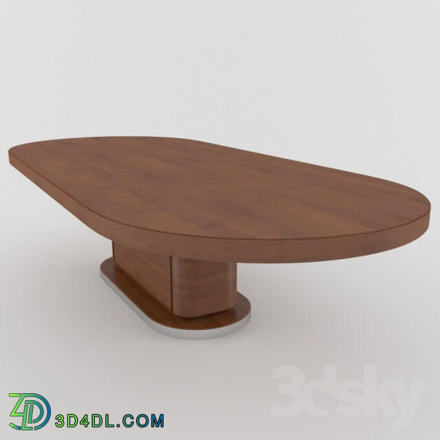 Table - Oval table.