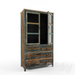 Wardrobe _ Display cabinets - Powell Calypso High Cabinet 