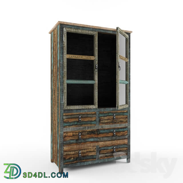 Wardrobe _ Display cabinets - Powell Calypso High Cabinet