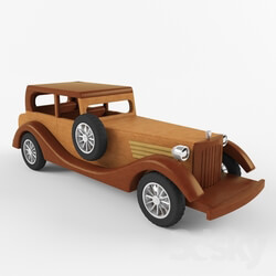 Other decorative objects - Wooden Decorative Car 