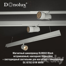 Technical lighting - Luminaire DL18782_01M for magnetic busbar trunking 