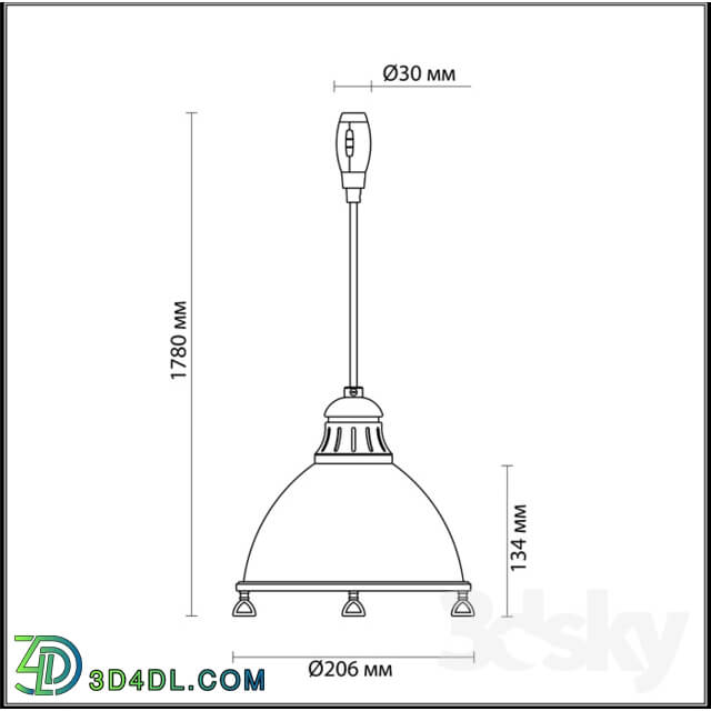 Ceiling light - Suspension ODEON LIGHT 3807 _ 1A_ 3807 _ 1L BRETA