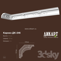 Decorative plaster - Dk-246_123Hx138mm 