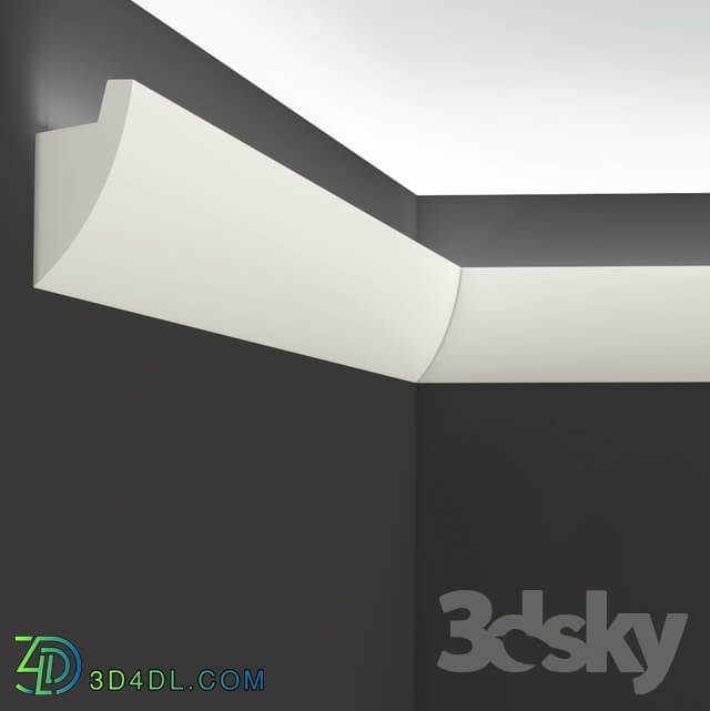 Decorative plaster - Light cornice