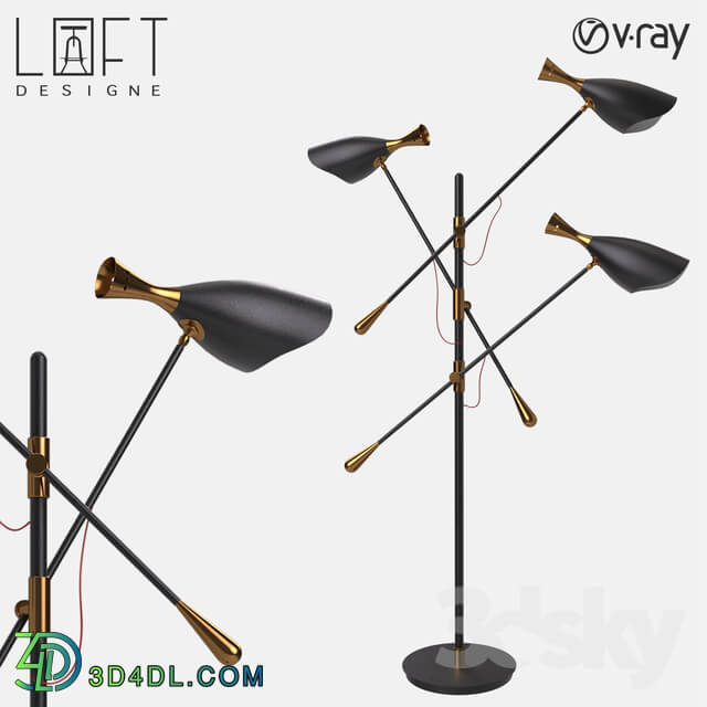 Floor lamp - Floor lamp LoftDesigne 8606 model