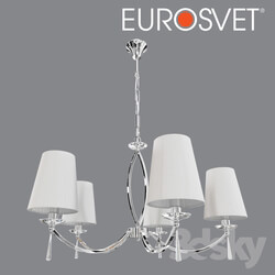 Ceiling light - OM Suspended chandelier with crystal Eurosvet 60079_5 Valery 