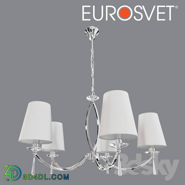 Ceiling light - OM Suspended chandelier with crystal Eurosvet 60079_5 Valery