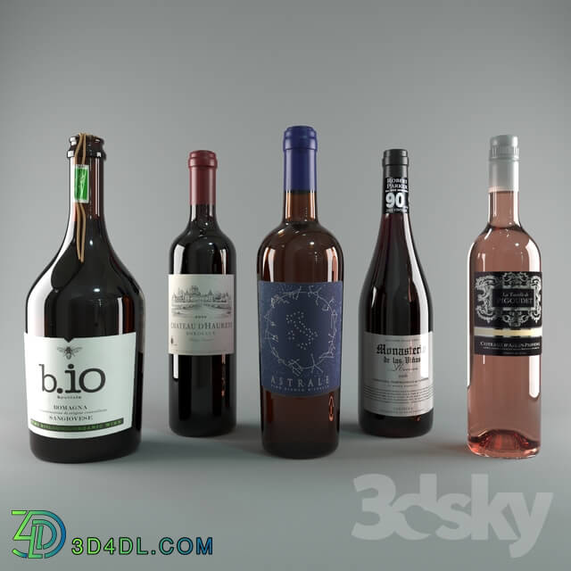 Food and drinks - Wine bottles