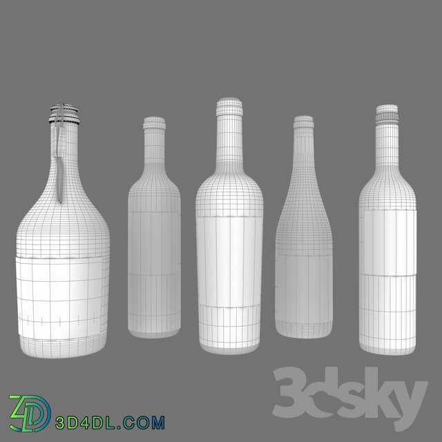 Food and drinks - Wine bottles