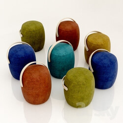 Other soft seating - carry-on pouf 