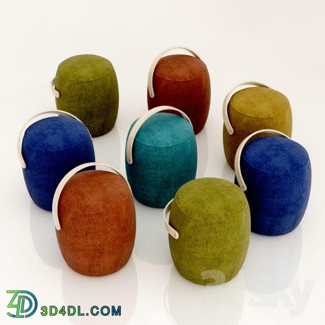 Other soft seating - carry-on pouf