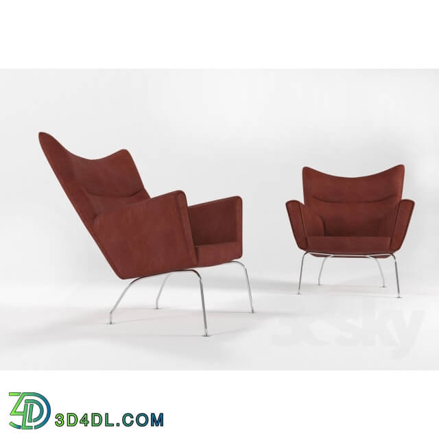 Arm chair - Chair Hans Wegner CH445 Wing