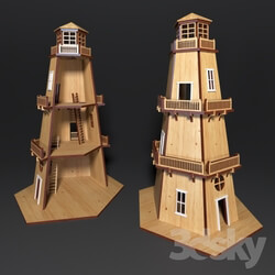 Toy - Wooden designer _quot_Lighthouse_quot_ 