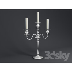 Table lamp - Triple candlestick 