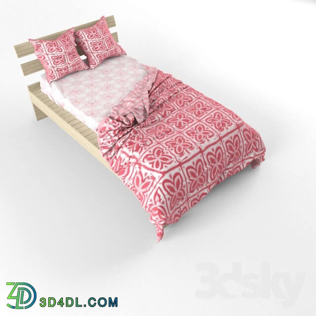 Bed - pink bed