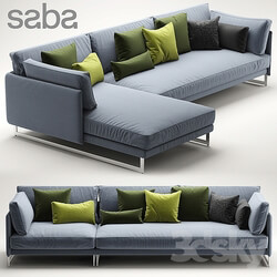 Sofa - Sofa and chair Saba Italia LIVINGSTON Sofa 