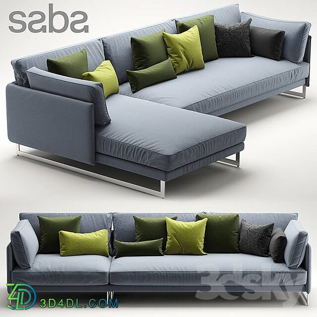 Sofa - Sofa and chair Saba Italia LIVINGSTON Sofa