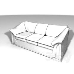 Sofa - classic divan 3 sections 