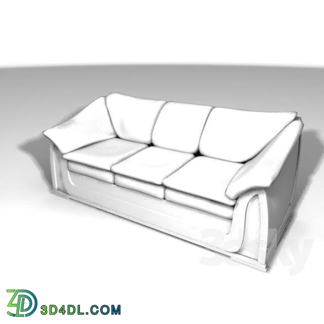 Sofa - classic divan 3 sections