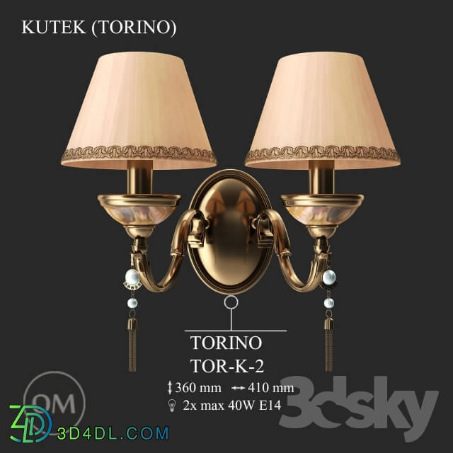 Wall light - KUTEK _TORINO_ TOR-K-2