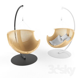 Arm chair - Suspended seat _Ecostyle_ 