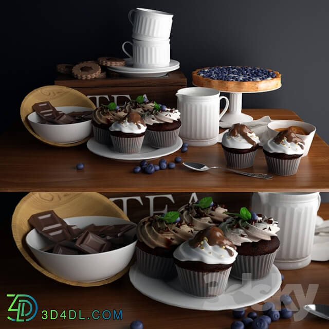 Food and drinks - Chocolate set