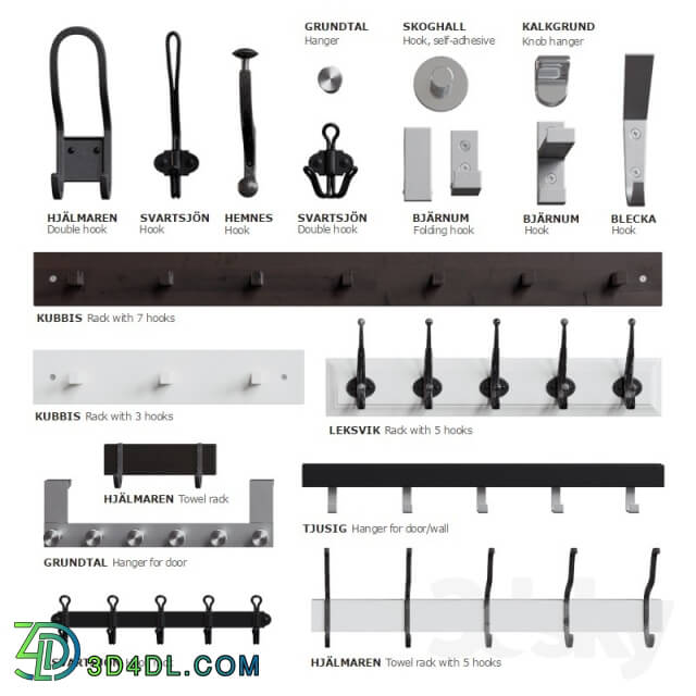 Other - IKEA hooks and hangers