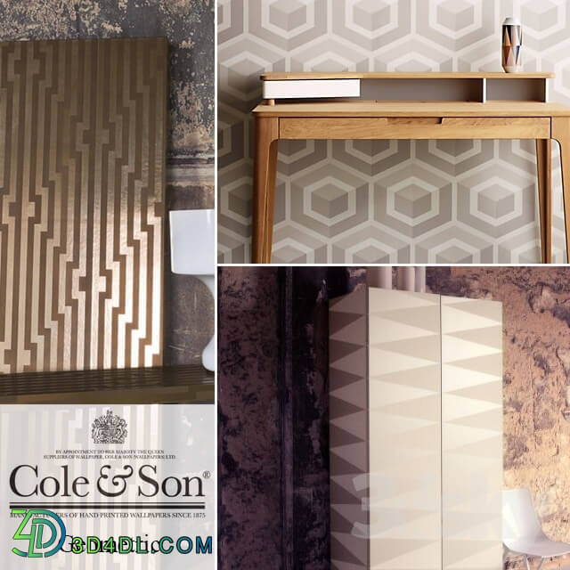 Wall covering - Wallpaper of Son_ _ Cole collection Geometric