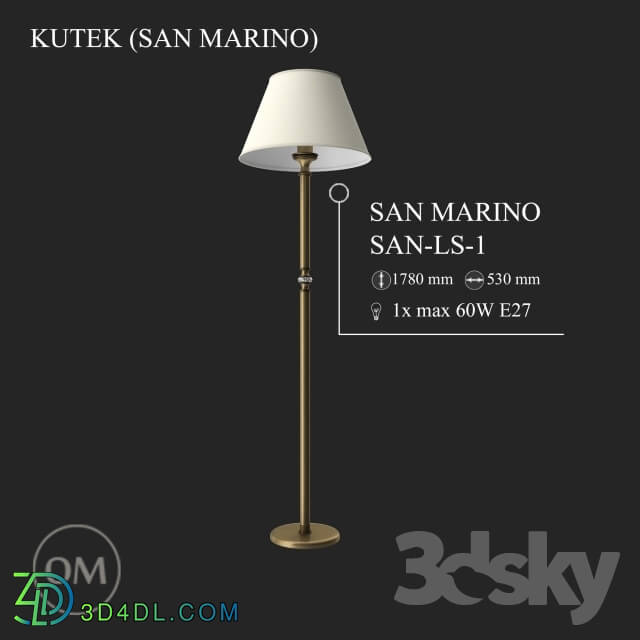 Floor lamp - KUTEK _SAN MARINO_ SAN-LS-1