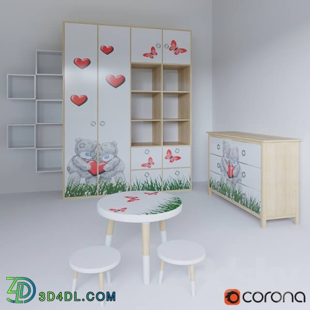 Full furniture set - Furniture for children__39_s rooms