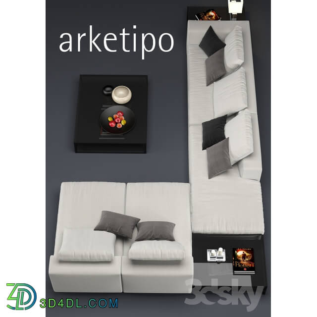 Sofa - Sofa Marea_ Arketipo _Composition P_